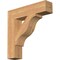 Ekena Millwork Funston Block Smooth Bracket, Western Red Cedar, 5 1/2"W x 26"D x 26"H BKT06X26X26FST05SWR - alternate 1
